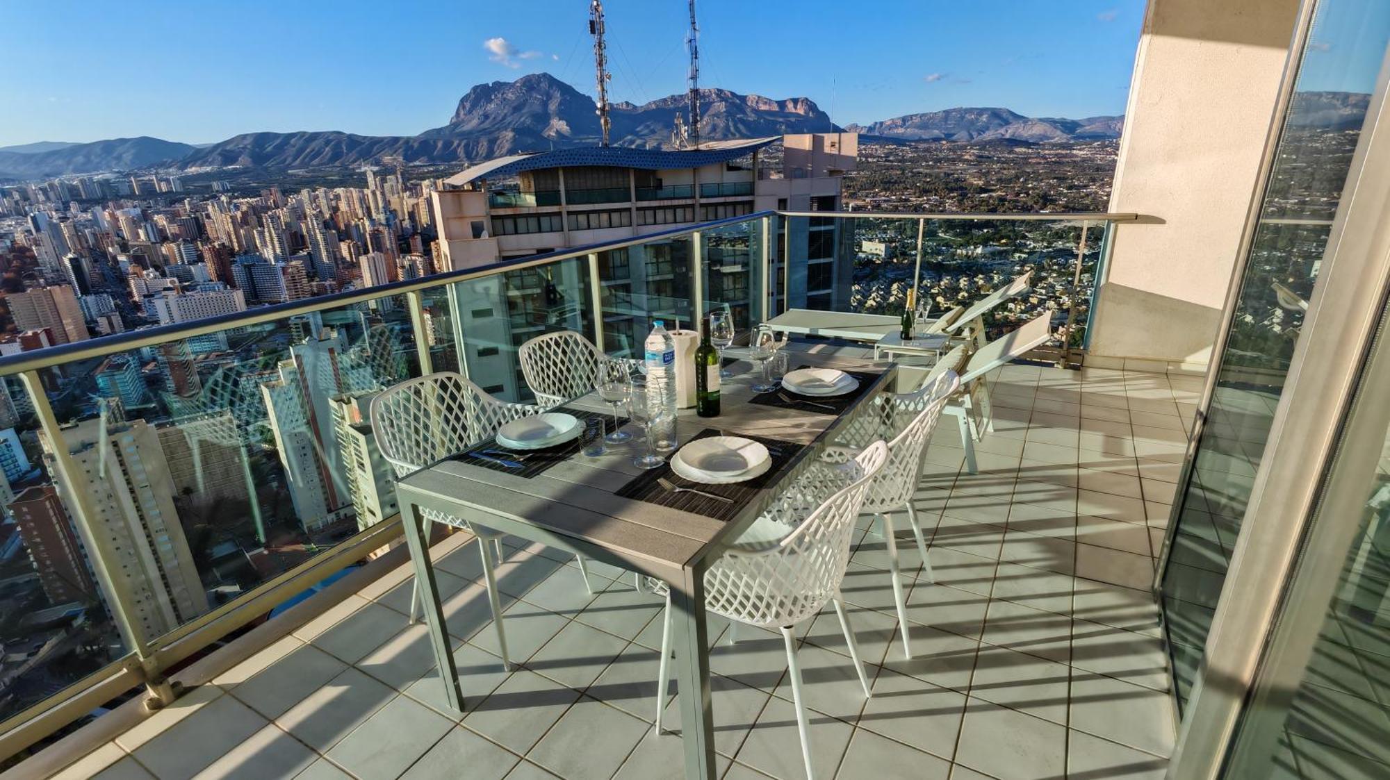 Apartamento Skyline Floor 28 Sea Views Benidorm Exterior foto